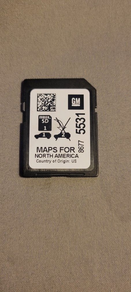 2020-2022 CHEVY SILVERADO/GMC SIERRA NAVIGATION SD CARD FACTORY GM OEM