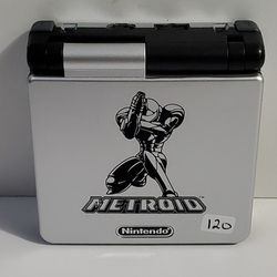 Nintendo Gameboy Advance SP Metroid Ags-001 With Charger