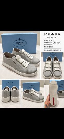 Prada Low-Top Sneakers Size 39 EU