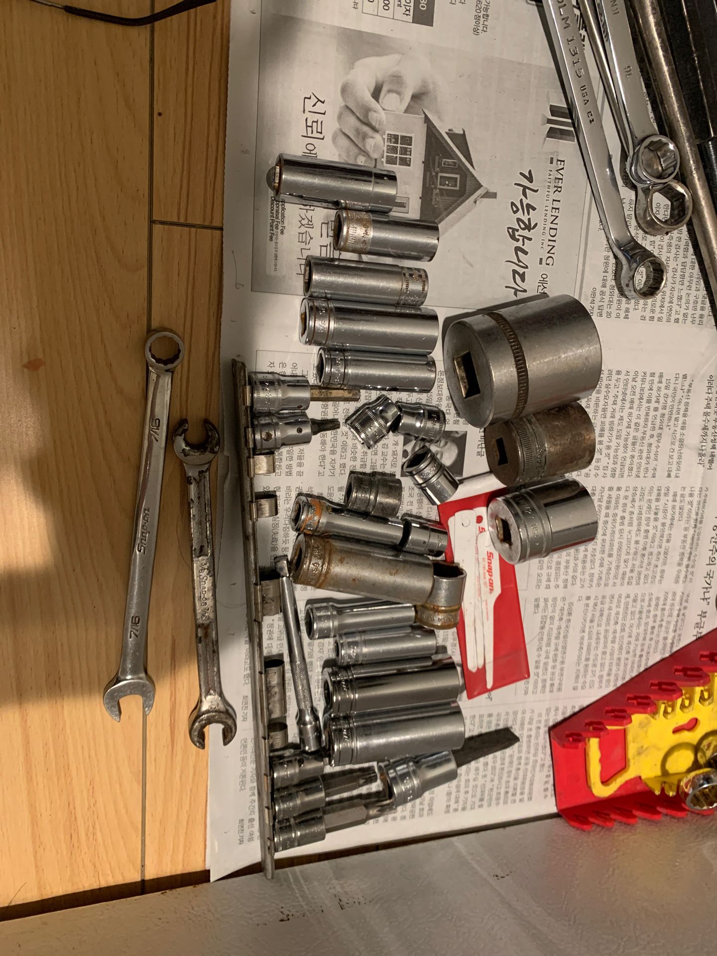 Snap on tools mix