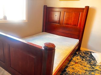 Bed frame and mattress
