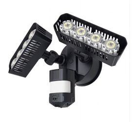 Sansi 36W 180-Degree Black Motion Sensor Dusk to Dawn Outdoor LED Waterproof Flood Security Light, 3600 Lumens 5000K Daylight
