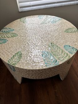 Acrylic coffee table