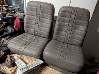 100% All Leather C-10 Bucket Seats...