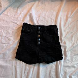 Aeropostale Premium Seriously Stretchy Super High-Rise Curvy Midi Shorts