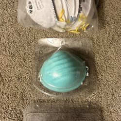 Assorted Face Masks and Safety Goggles