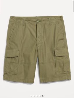90's Loose Lived-In Cargo Shorts -- 10-inch inseam / Size 33 W
