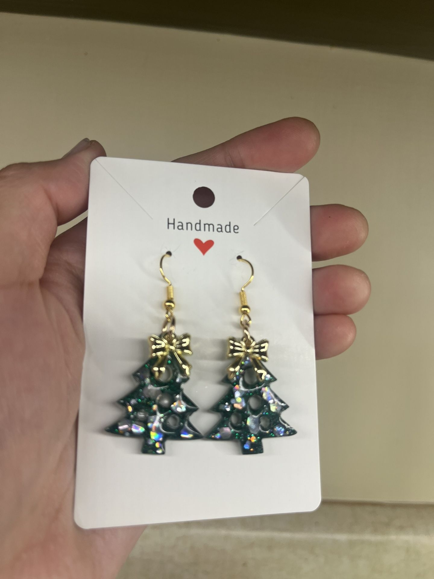 Resin Earrings for Christmas 