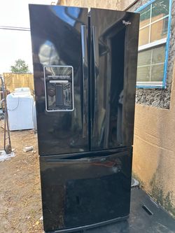 Whirlpool French Door Refrigerator Black