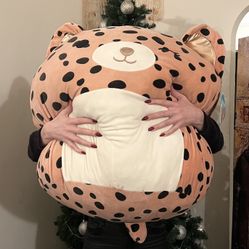 Giant leopard squishmallow