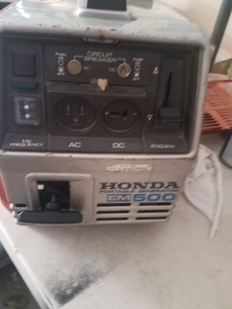 Honda generator EM 500 AC/DC