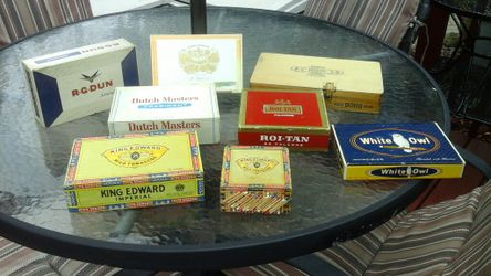 Vintage Cigar Boxes w/Vintage Beer Bottle Openers See Pics $5 each