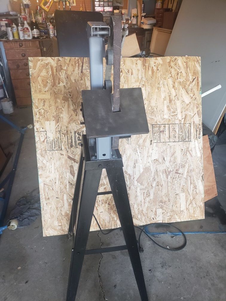 Foley Belsaw Belt Sander/ Grinder Model 1080 and Stand for Sale in