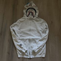 White Bape Full Zip