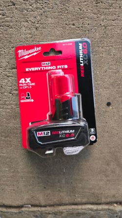 Milwaukee M12 12v Lithium-ion 6.0ah Battery