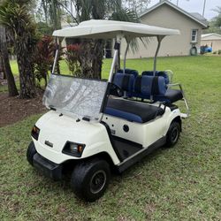 YAMAHA 48 VOLT GOLF CART!! 4 SEATER RUNS AND DRIVES GREAT!!