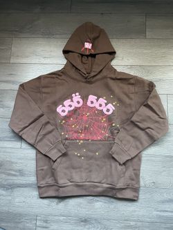 Brand new Spider Worldwide Angel Number 'Brown' Hoodie