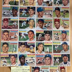 🥎 (26) 1956 TOPPS VINTAGE BASEBALL CARDS 🥎 MINT CONDITION 🥎