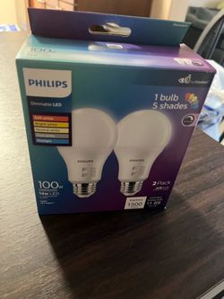 Philips dimmable light bulb