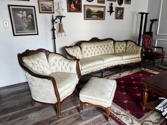 Victorian Couch Set (PRICE FIRM)