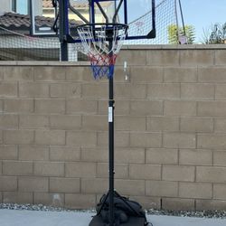 Kids Basketball Hoop Outdoor 4.82-8.53ft Adjustable, Portable Basketball Hoops 