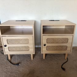 Mid Century Modern Style Side Tables - Selling As A Pair