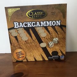 NEW! In Box Classic Games Backgammon