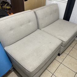 2 Single Sofas