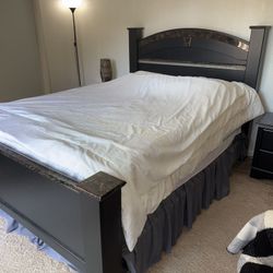 MOVING SALE  Bed ,  2 Nightstands, Coffee Table, Desk, Computer Chair, Small Coffee Table. 