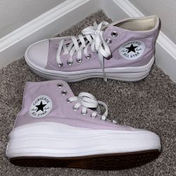 platform converse lilac size 7