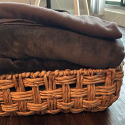 Baskets, Blankets And Storage Containers