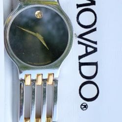 Movado Sterling Silver Watch 
