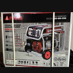A-iPower Portable Generator – 4500 Starting Watts / 3500 Running Watts – BRAND NEW IN BOX! 🔥