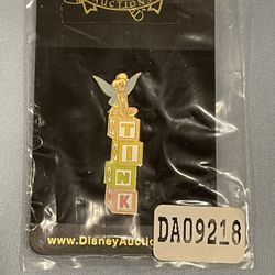 NOC Disney Auctions Tinker Bell on Blocks Pin