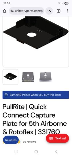 Pullrite Capture plate