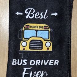 NEW 'Best Bus Driver Ever' Super Soft Towel