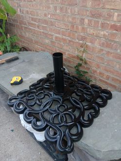22" 60 lbs Cast Iron Umbrella Base Holder Stand