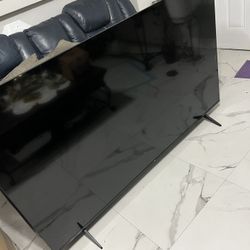 75 Inch Roku Tv. (cracked Screen.) 