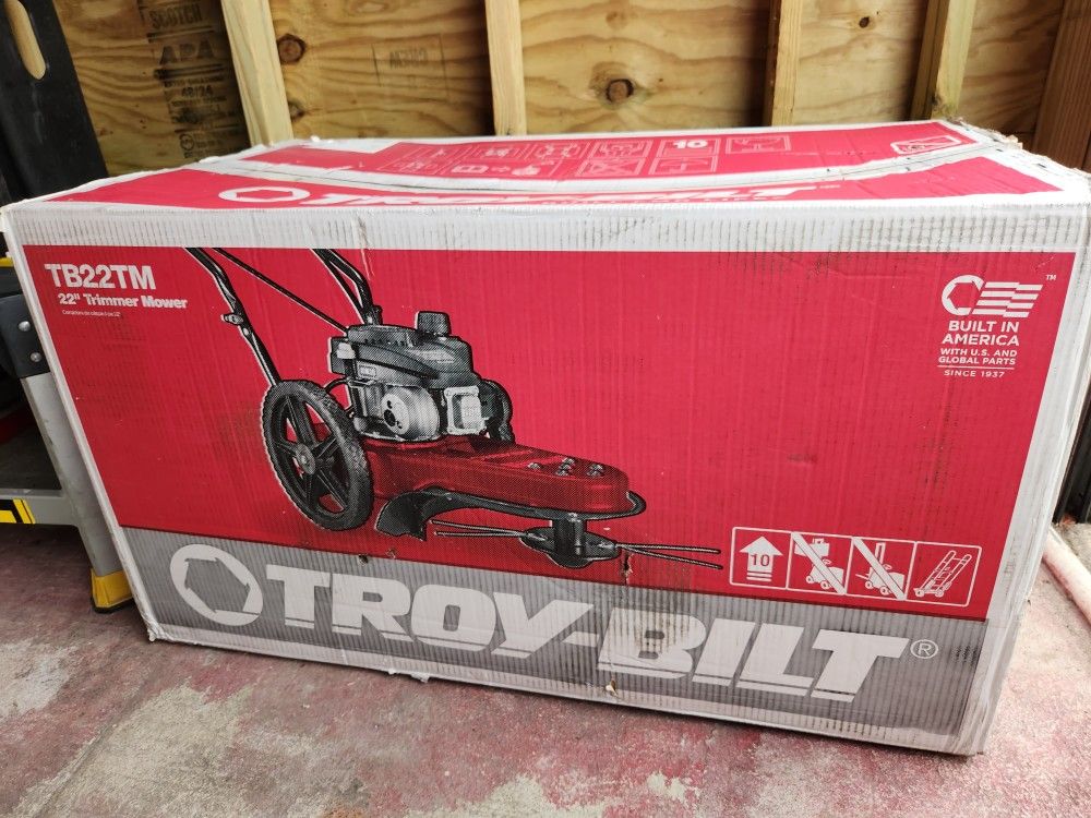 Troy Bilt 22 in. 140 cc Gas Walk Behind String Trimmer Mower