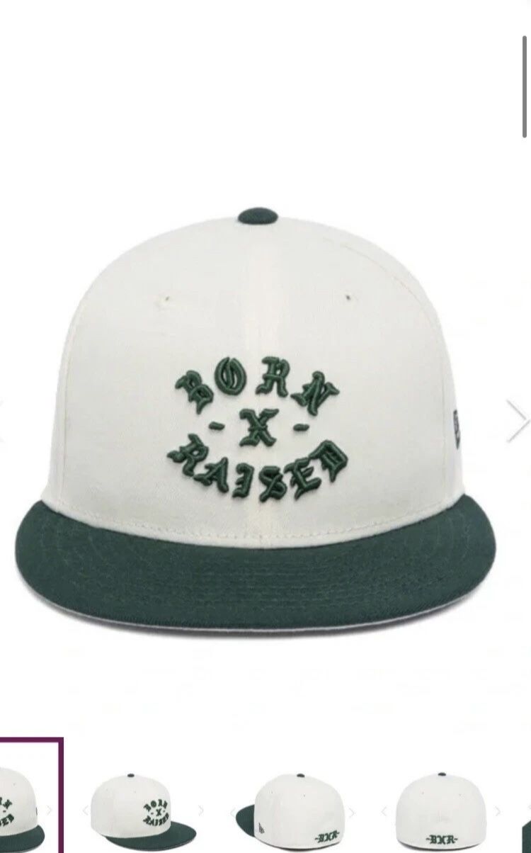 Born X Raised Fitted Hat 7 1/2