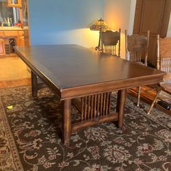 FREE HUGE DINING TABLE & CHAIRS