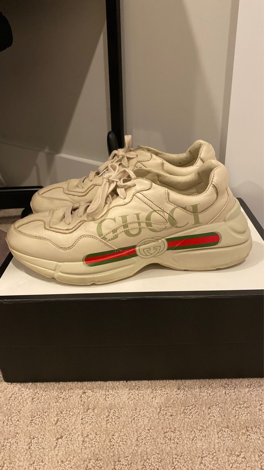 Gucci python sneakers