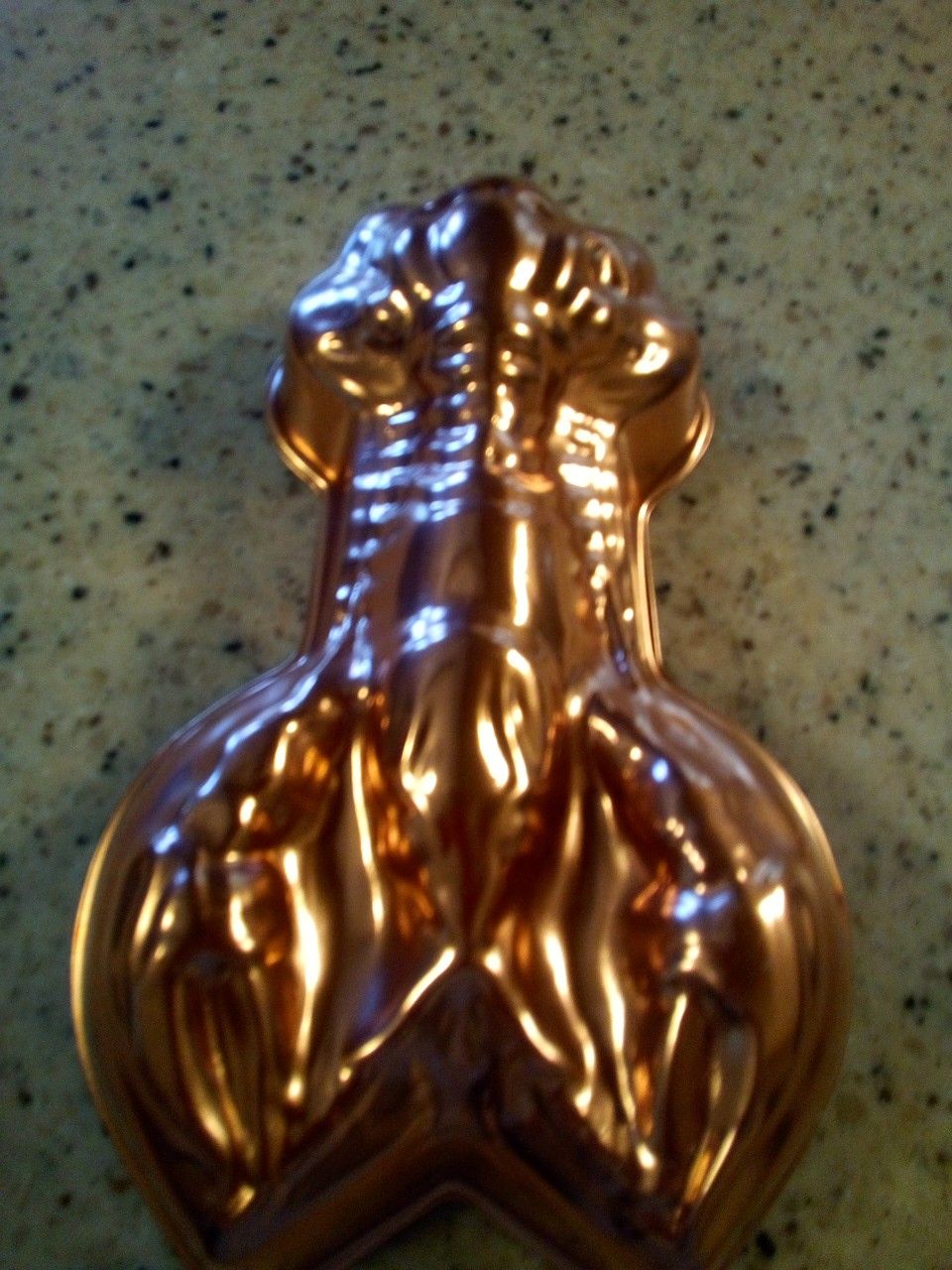 Vintage copper lobster jello mold/3.5 cup capacity/10x7 inches/ wall hanging or use for jello