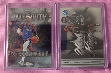 Topps Chrome Shai Gilgeous Alexander NBA Basketball Cards