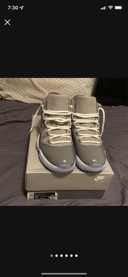 jordan 11 cool grey size 10 *never worn* *brand new*