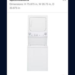 Ge Stackable Washer And Dryer Combo