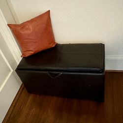 Storage ottoman With Tray Table Lid