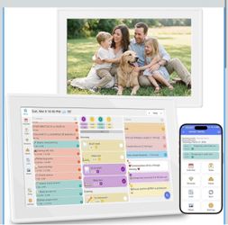 Digital Calendar 10.1" Touchscreen, Smart Electronic Wall Planner