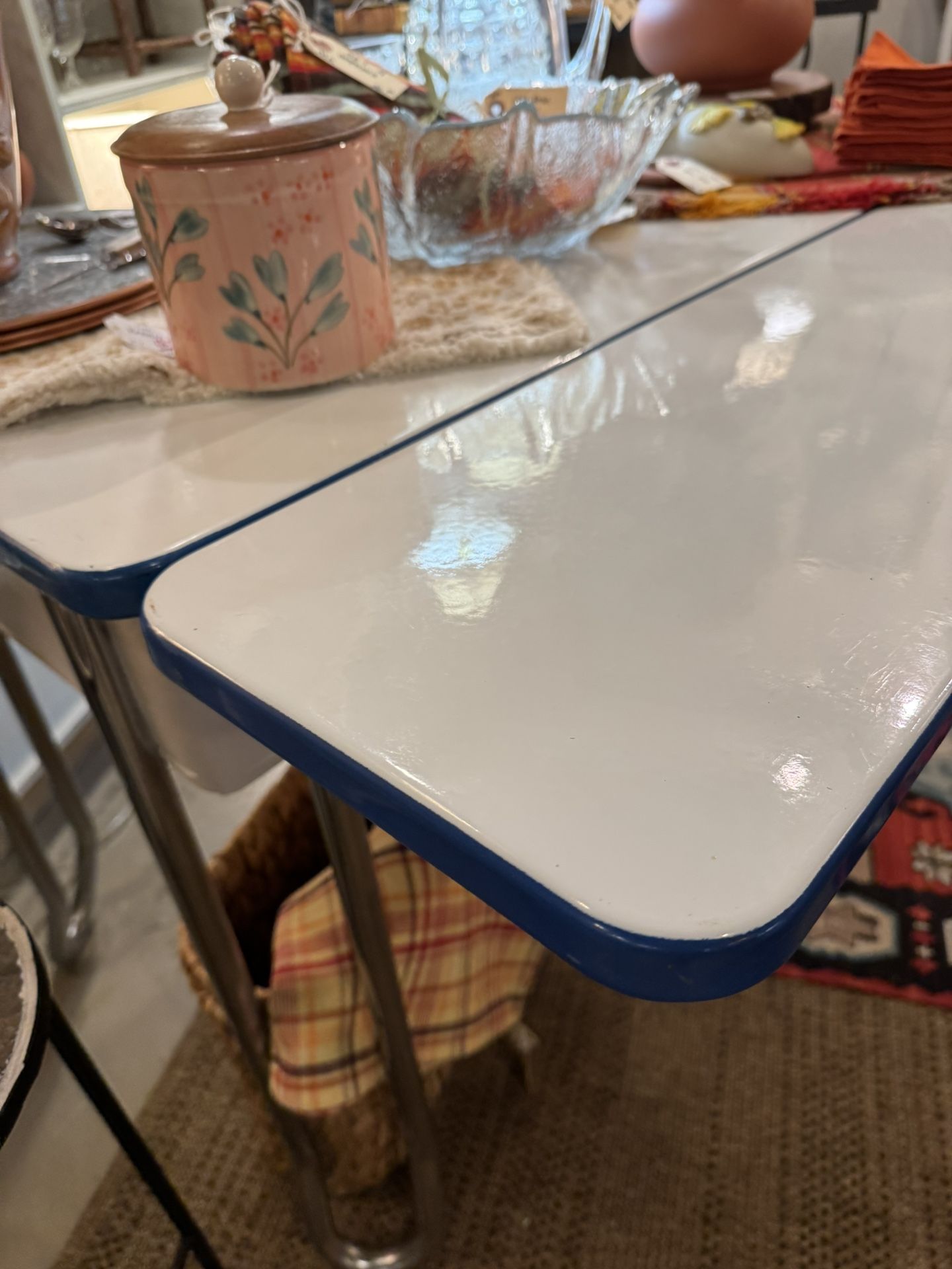 Enamel Top Table