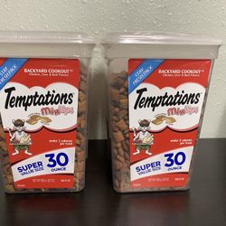 Temptations mix UPS Backyard cookout Cat Treats 30z